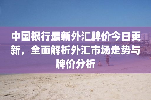 中国银行最新外汇牌价今日更新，全面解析外汇市场走势与牌价分析