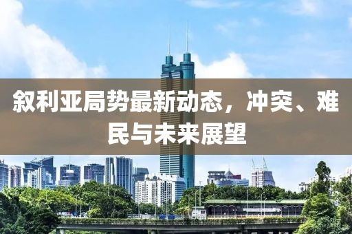 叙利亚局势最新动态，冲突、难民与未来展望