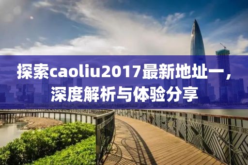 探索caoliu2017最新地址一，深度解析与体验分享