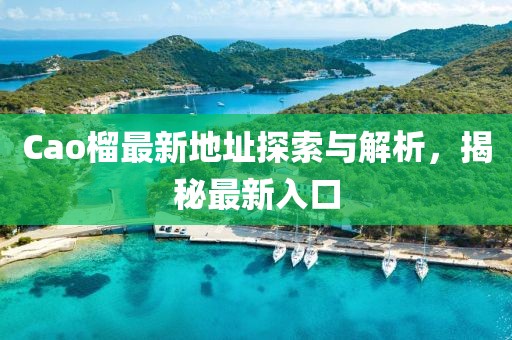 Cao榴最新地址探索与解析，揭秘最新入口