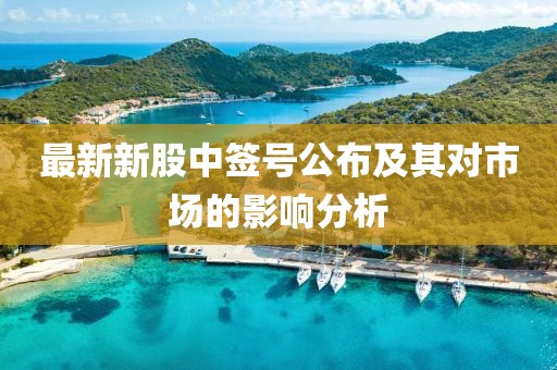 最新新股中签号公布及其对市场的影响分析