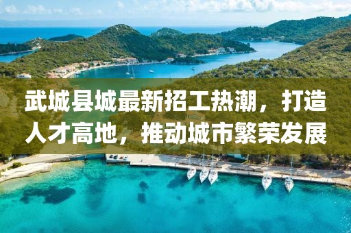 武城县城最新招工热潮，打造人才高地，推动城市繁荣发展