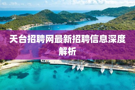 天台招聘网最新招聘信息深度解析