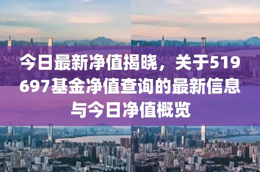 今日最新净值揭晓，关于519697基金净值查询的最新信息与今日净值概览