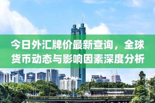 今日外汇牌价最新查询，全球货币动态与影响因素深度分析