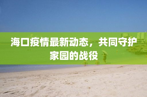 海口疫情最新动态，共同守护家园的战役