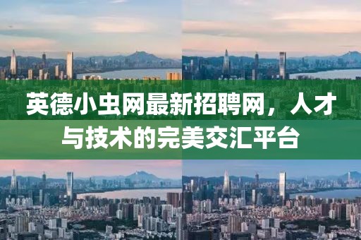 英德小虫网最新招聘网，人才与技术的完美交汇平台