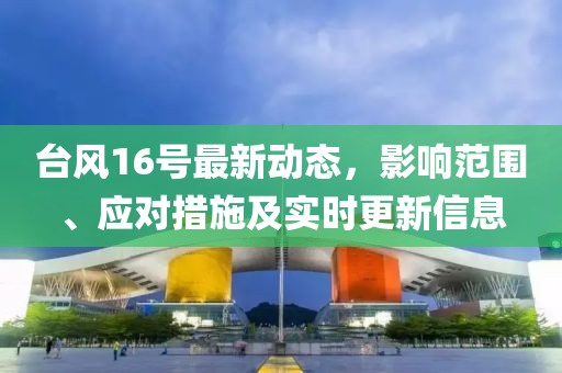 台风16号最新动态，影响范围、应对措施及实时更新信息