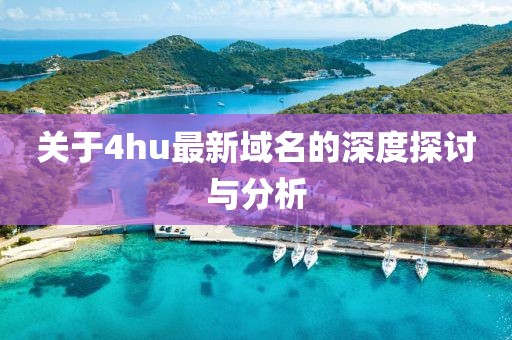 关于4hu最新域名的深度探讨与分析