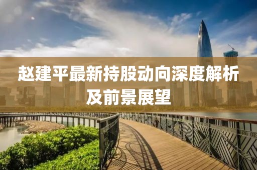 赵建平最新持股动向深度解析及前景展望