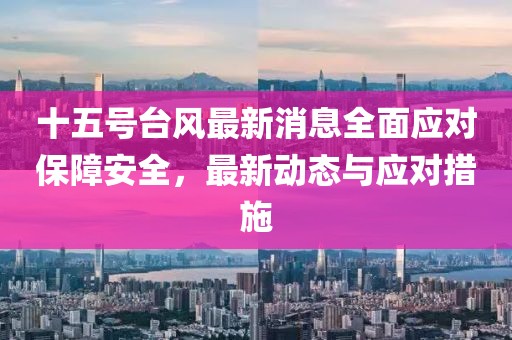 十五号台风最新消息全面应对保障安全，最新动态与应对措施