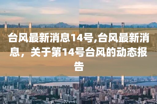 台风最新消息14号,台风最新消息，关于第14号台风的动态报告