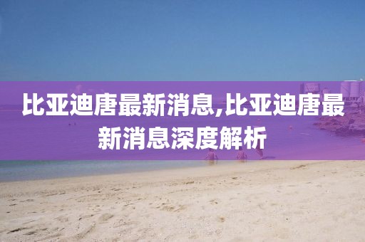 比亚迪唐最新消息,比亚迪唐最新消息深度解析