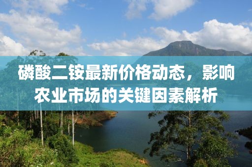 磷酸二铵最新价格动态，影响农业市场的关键因素解析