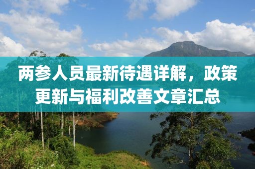 两参人员最新待遇详解，政策更新与福利改善文章汇总